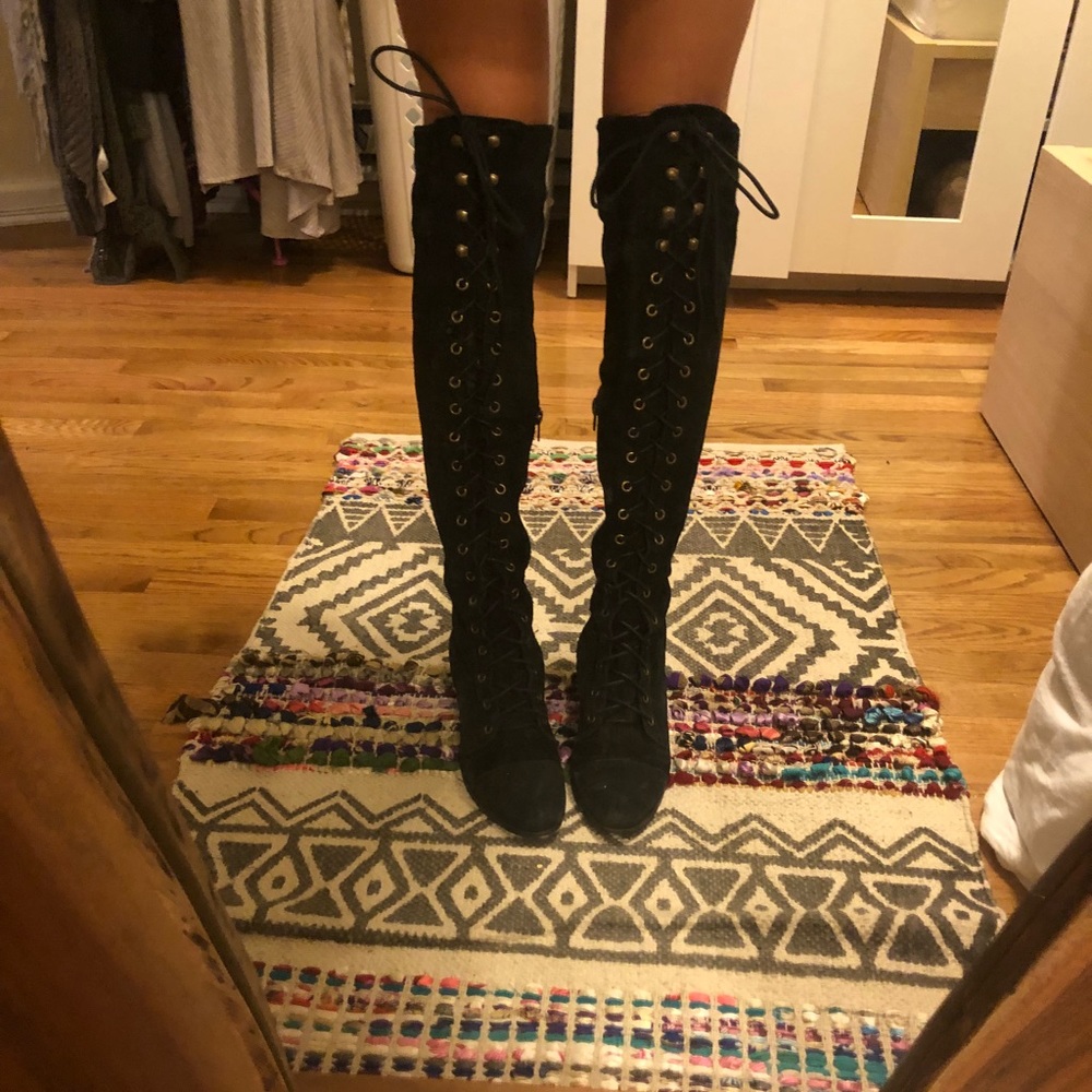 Free people/Jeffrey Campbell  joe lace up leather
